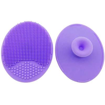 Round customized color Facial cleaner Silicone Face Brush