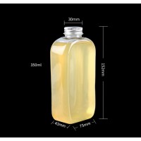 350ml Plastic Bottles Plastic Cold Press Juice Bottles With Screw Cap