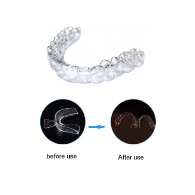 Single Teeth Whitening Bleaching Boxing Teeth Grinding Mouth Trays Night Mouth Guard for Teeth Grinding Bruxism Clenching