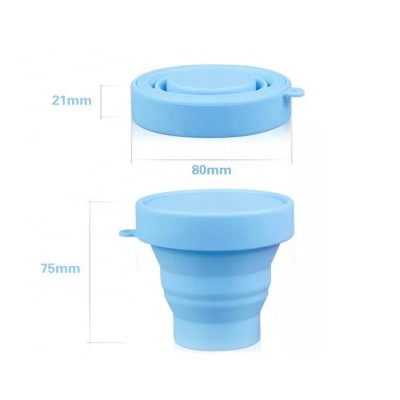 Silicone Foldable bottle collapsible cup for trip