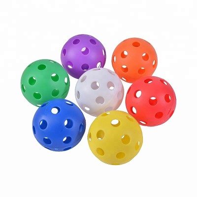 26 Holes Ball 76mm Soft Colorful and Durable Plastic Balls