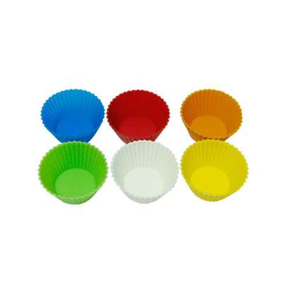 Reusable Non-stick Oven Microwave Dishwasher Safe Silicone Baking Pan Cups Cupcake Liners Muffin Cups Cake Molds